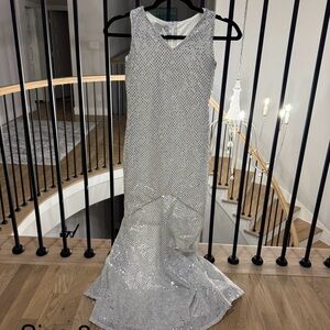 Sparkling Silver Kids Halloween Costume